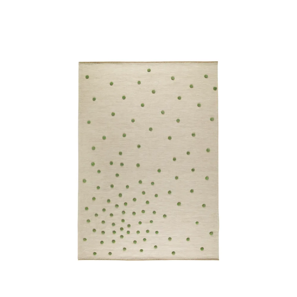 Alfombra Bula, White/green, 170x240 cm Kateha