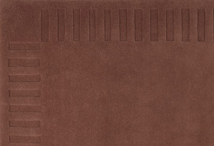 Alfombra de lana Lea original, Rust-45, 170x240 cm Kateha