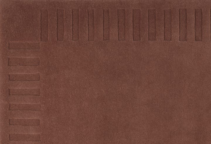 Alfombra de lana Lea original - Rust-45, 200x300 cm - Kateha