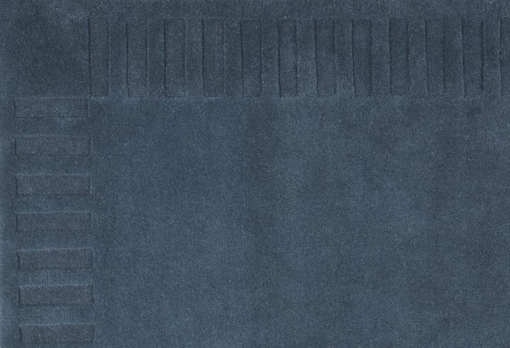 Alfombra de lana Lea original, Stormblue-43, 170x240 cm Kateha