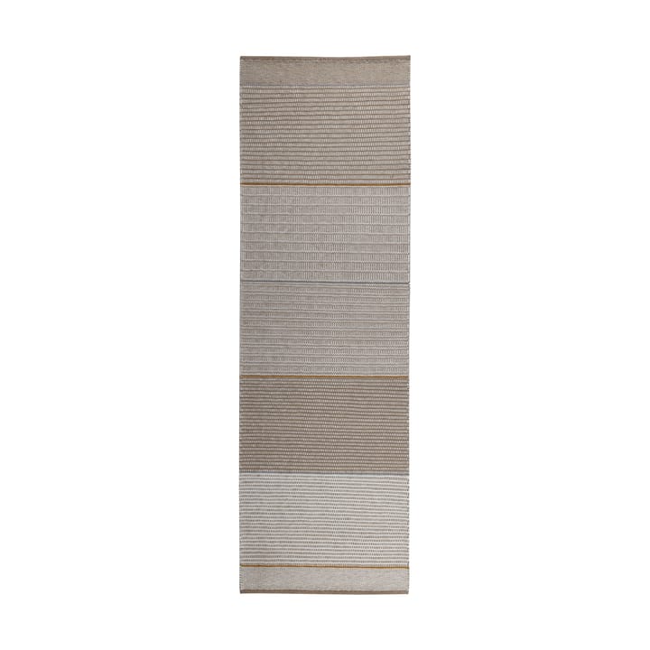 Alfombra de lana Tribulus Three - Beige, 80x250 cm - Kateha
