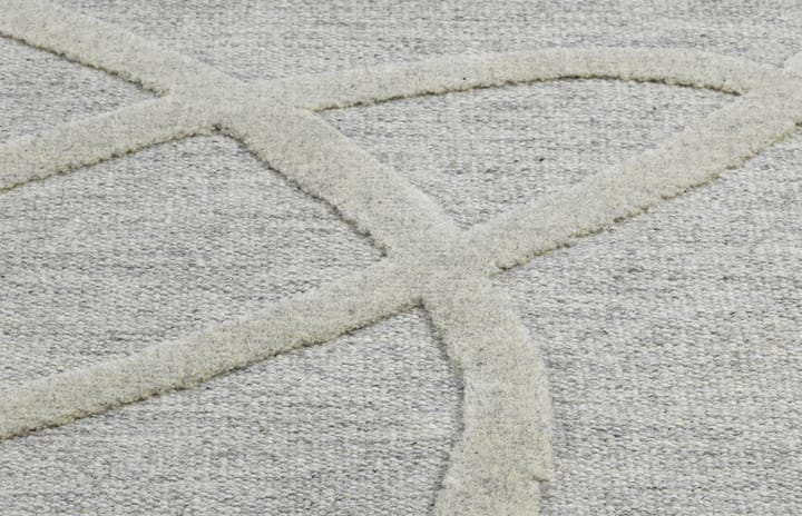 Alfombra de lana Verbena, White, 170x240 cm Kateha