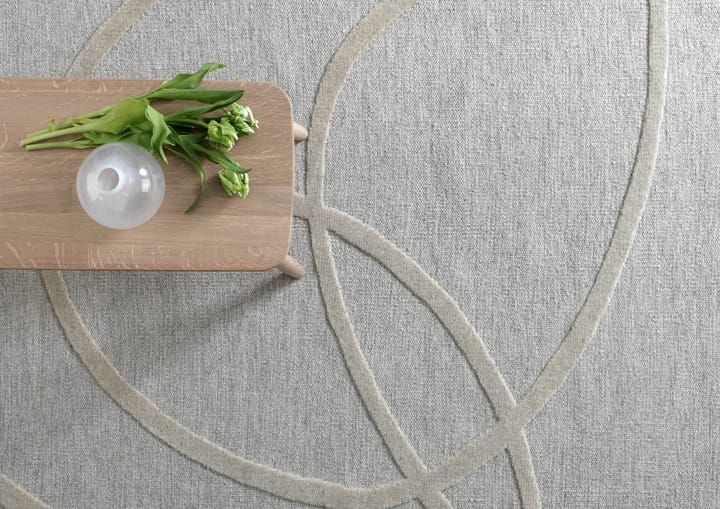 Alfombra de lana Verbena, White, 170x240 cm Kateha