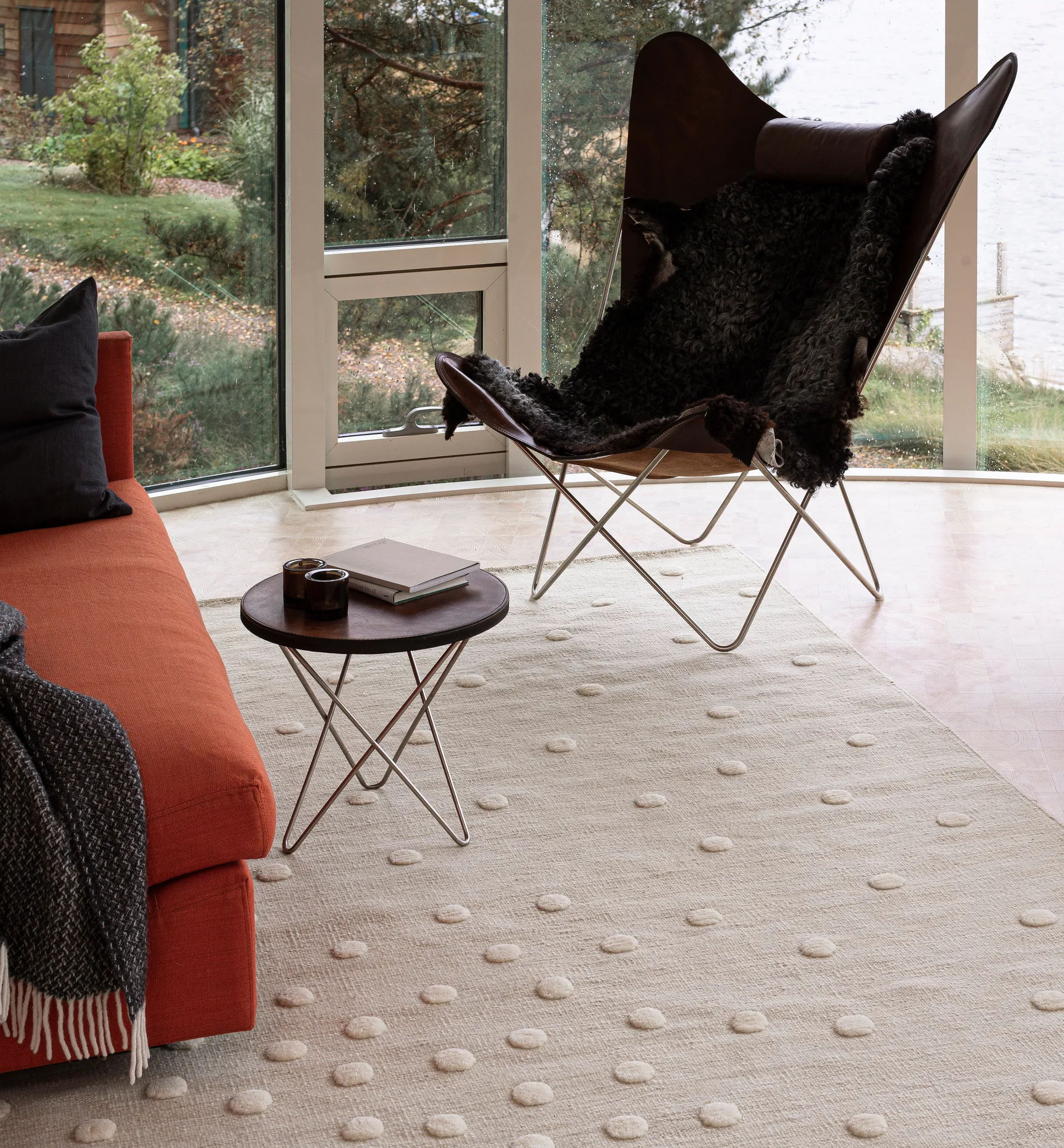 Alfombra de pasillo Bula, Blanco, 80x250 cm Kateha