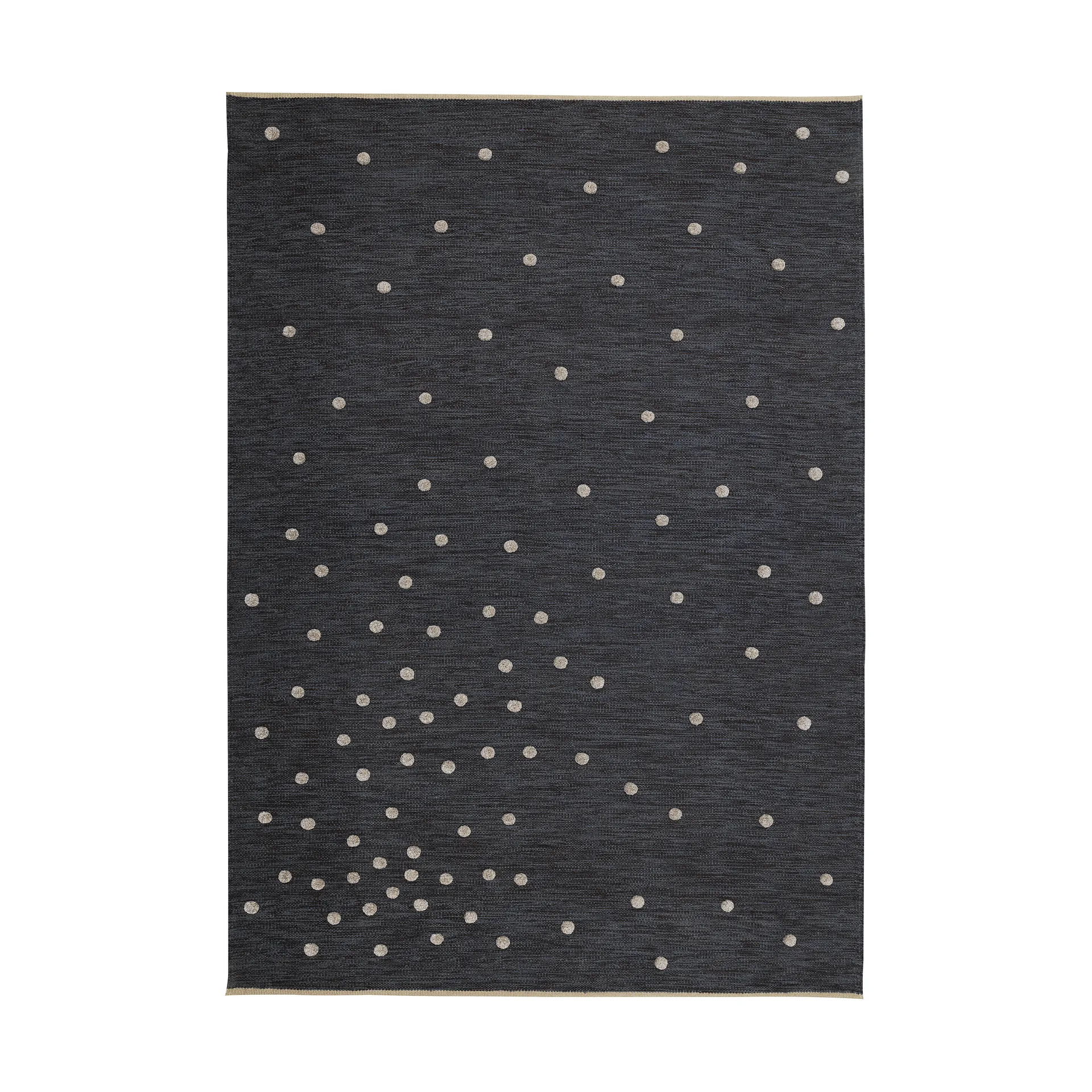 Alfombra de pasillo Bula, Nearly Black, 80x250 cm Kateha