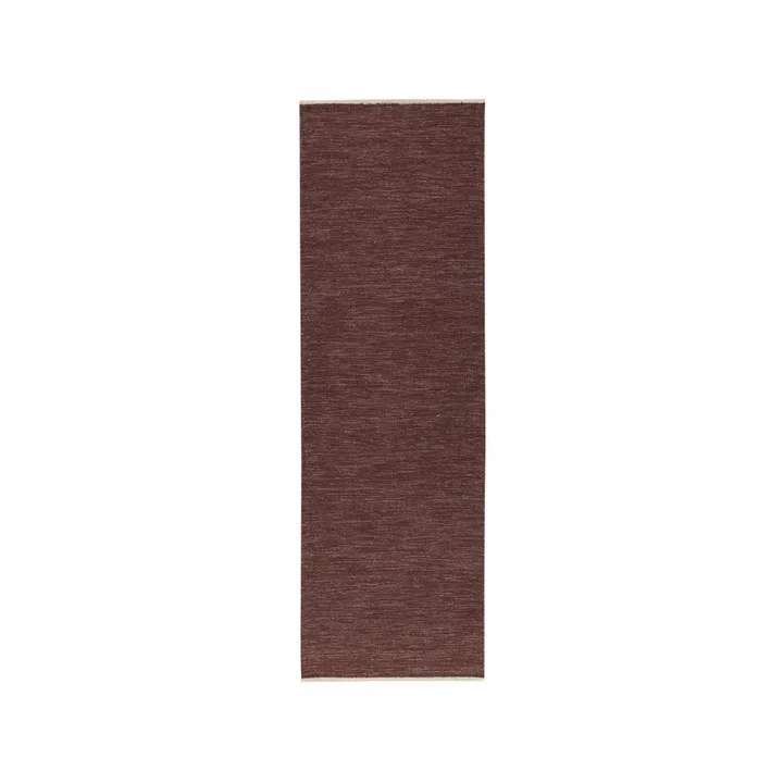 Alfombra de recibidor Allium 80 x 250 cm - Aubergine - Kateha