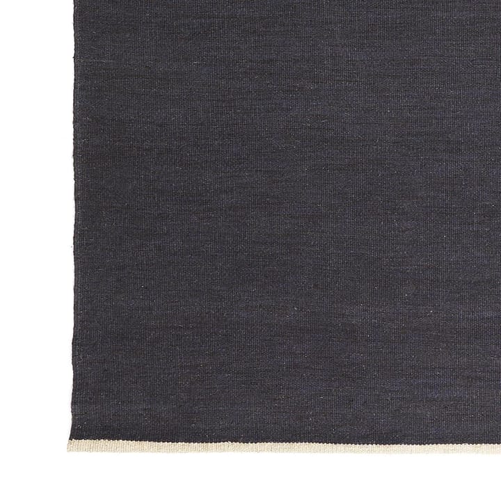 Alfombra de recibidor Allium 80 x 250 cm, casi negro Kateha