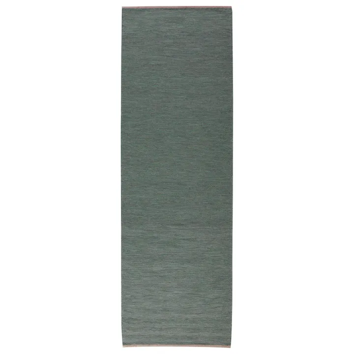 Alfombra de recibidor Allium 80 x 250 cm - Matt green - Kateha