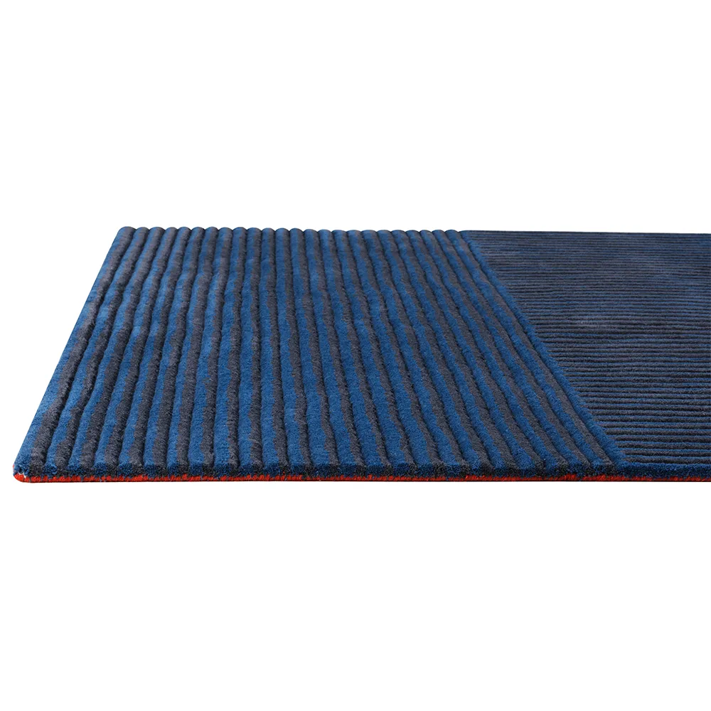 Alfombra Dunes Straight, Blue, 170x240 cm Kateha