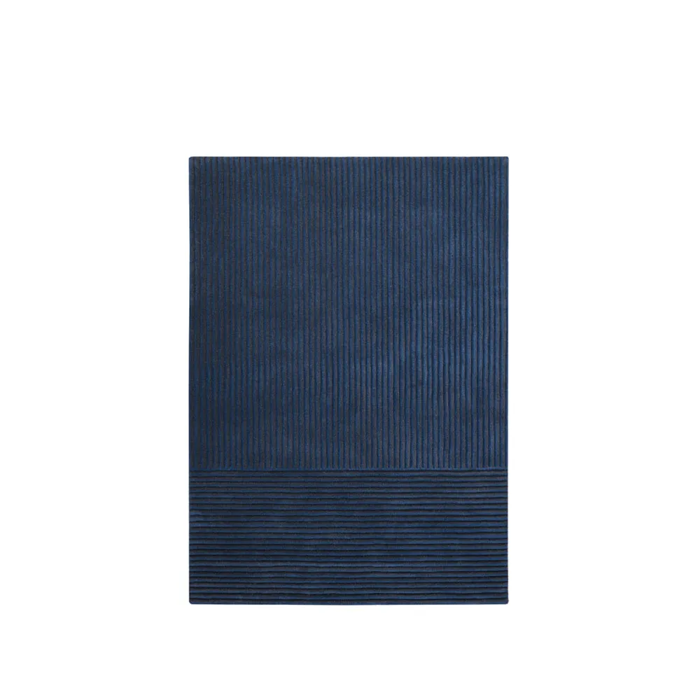 Alfombra Dunes Straight, Blue, 170x240 cm Kateha
