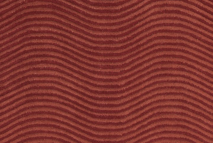 Alfombra Dunes Wave - Dusty red, 170x240 cm - Kateha