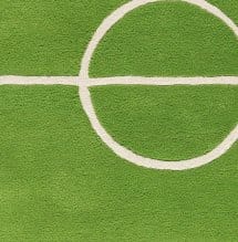 Alfombra infantil Football, 120 x 180 cm Kateha