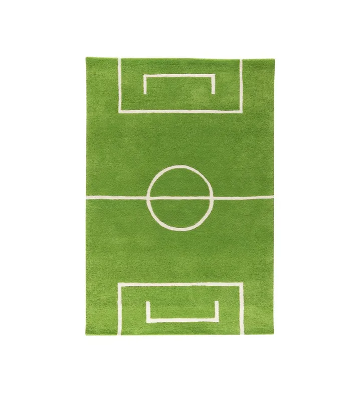 Alfombra infantil Football - Green, 120x180 cm - Kateha
