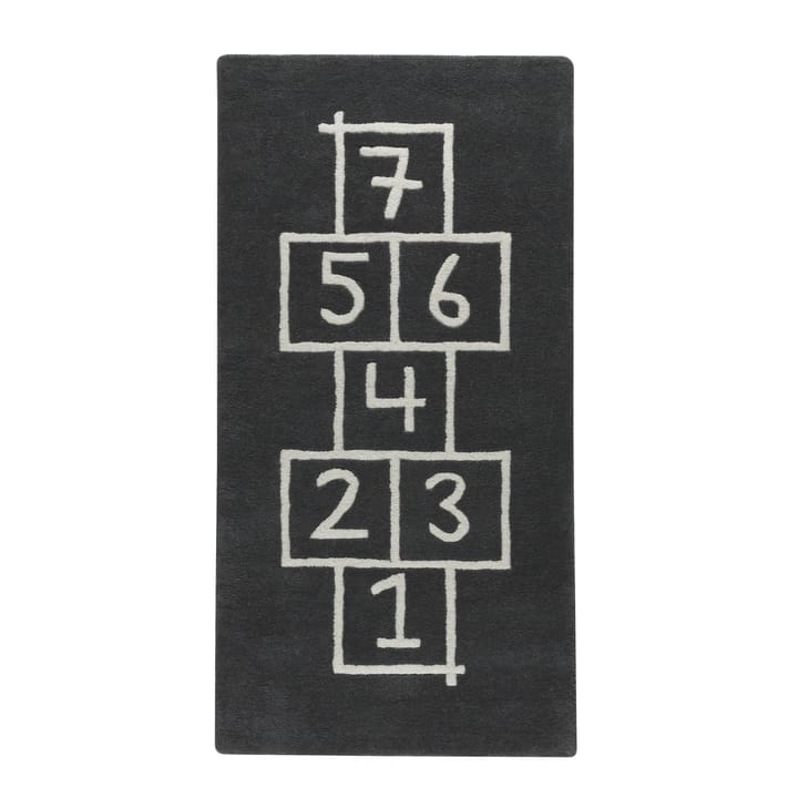 Alfombra infantil Hopscotch - asfalt (gris oscuro) - Kateha