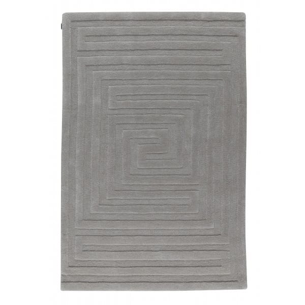 Alfombra infantil Mini-Labyrint, 120x180 cm - Gris plata (gris) - Kateha