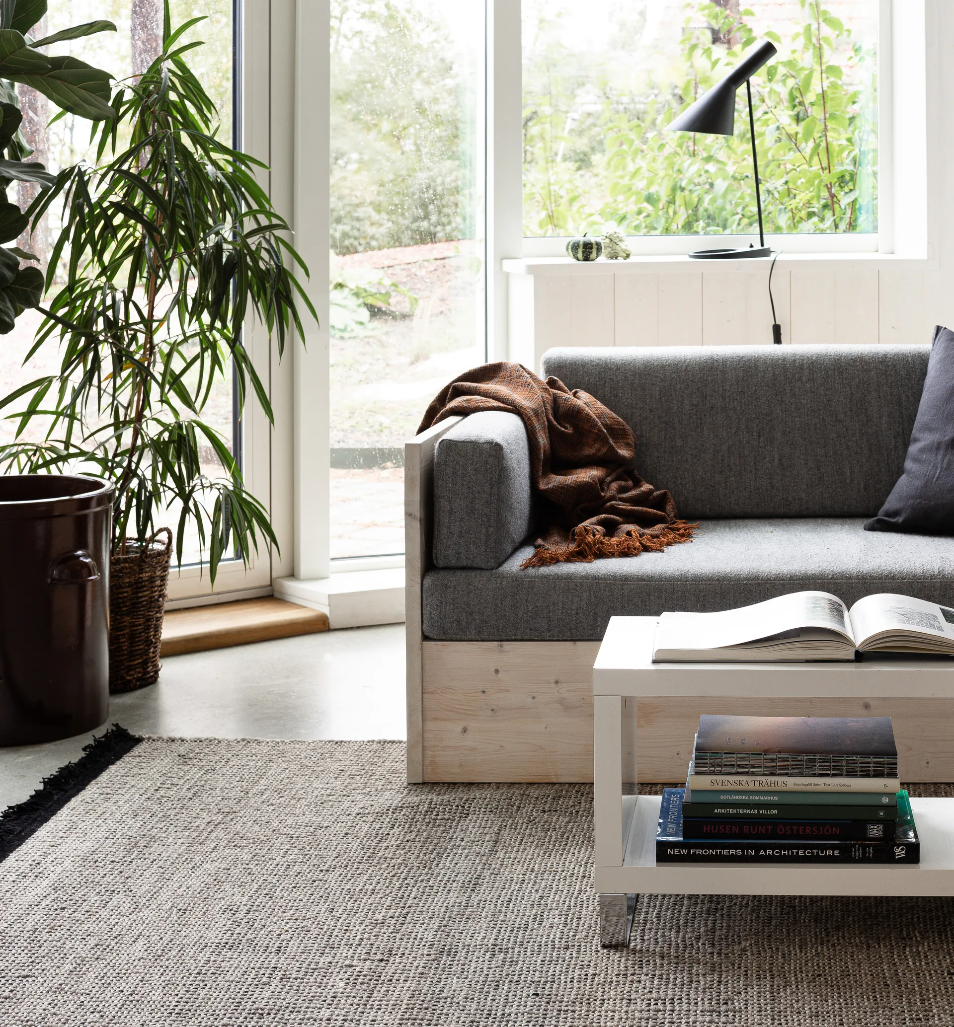 Alfombra Nera Lana, Light brown 250x350 cm Kateha