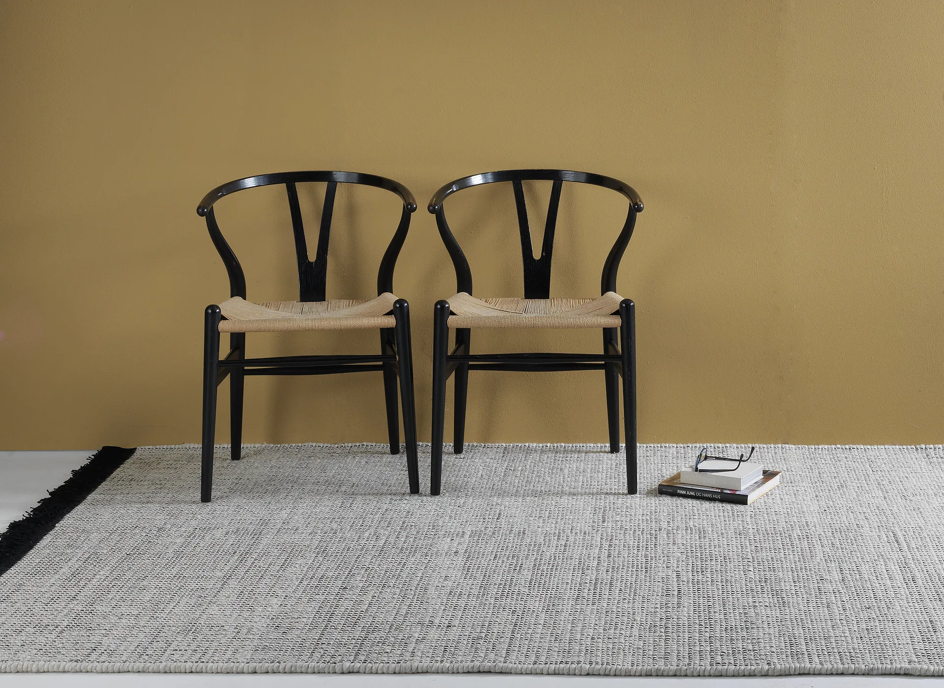 Alfombra Nera Lana, White 250x350 cm Kateha