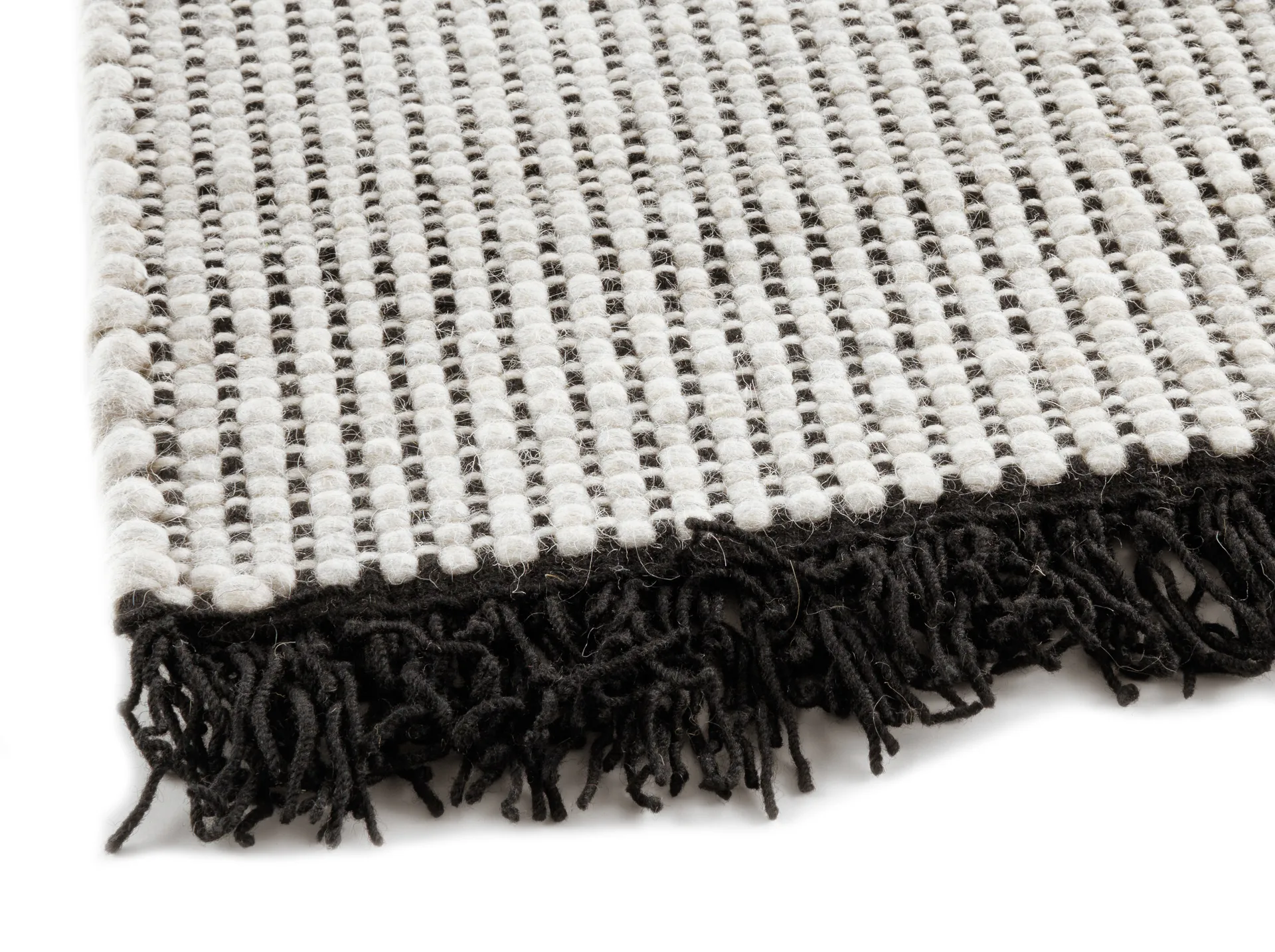 Alfombra Nera Lana, White 80x250 cm Kateha