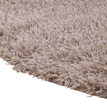 Alfombra Shaggy redonda - White/grey, 220 cm - Kateha