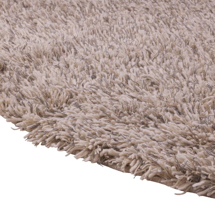 Alfombra Shaggy redonda, White/grey, 220 cm Kateha