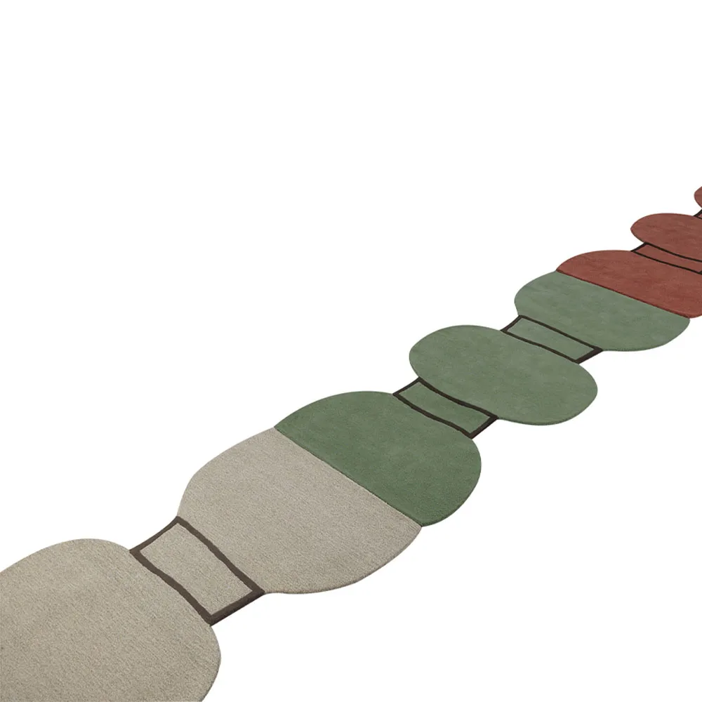 Alfombra Silhouette figure, Natural, 110x240 cm Kateha