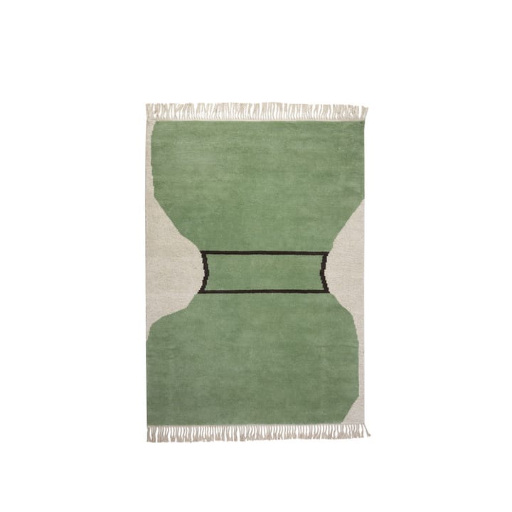 Alfombra Silhouette flossa, Dusty green, 170x240 cm Kateha