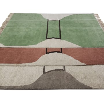 Alfombra Silhouette flossa - Dusty green, 170x240 cm - Kateha