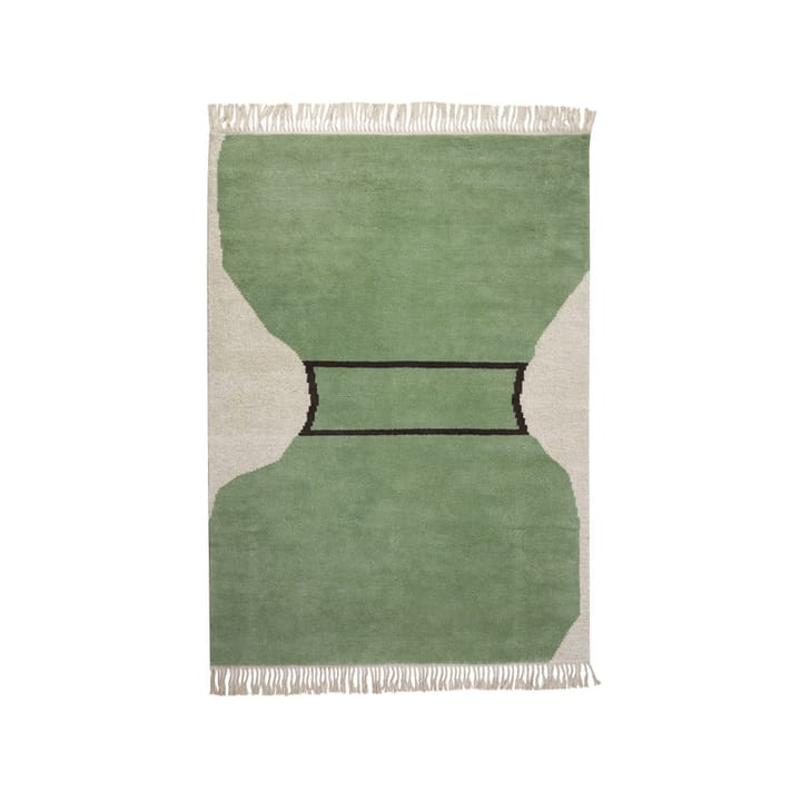 Alfombra Silhouette flossa - Dusty green, 200x300 cm - Kateha