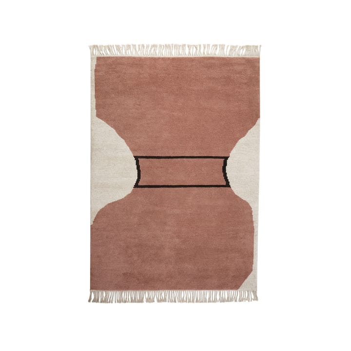 Alfombra Silhouette flossa - Dusty red, 200x300 cm - Kateha