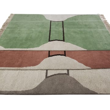 Alfombra Silhouette flossa - Dusty red, 200x300 cm - Kateha