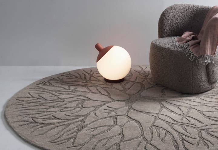 Alfombra tejida a mano Birds nest Ø220 cm, MD Brown Kateha