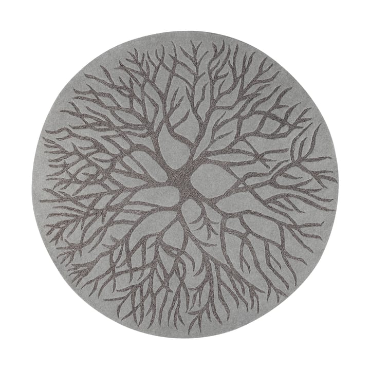 Alfombra tejida a mano Birds nest Ø220 cm - MD Grey - Kateha