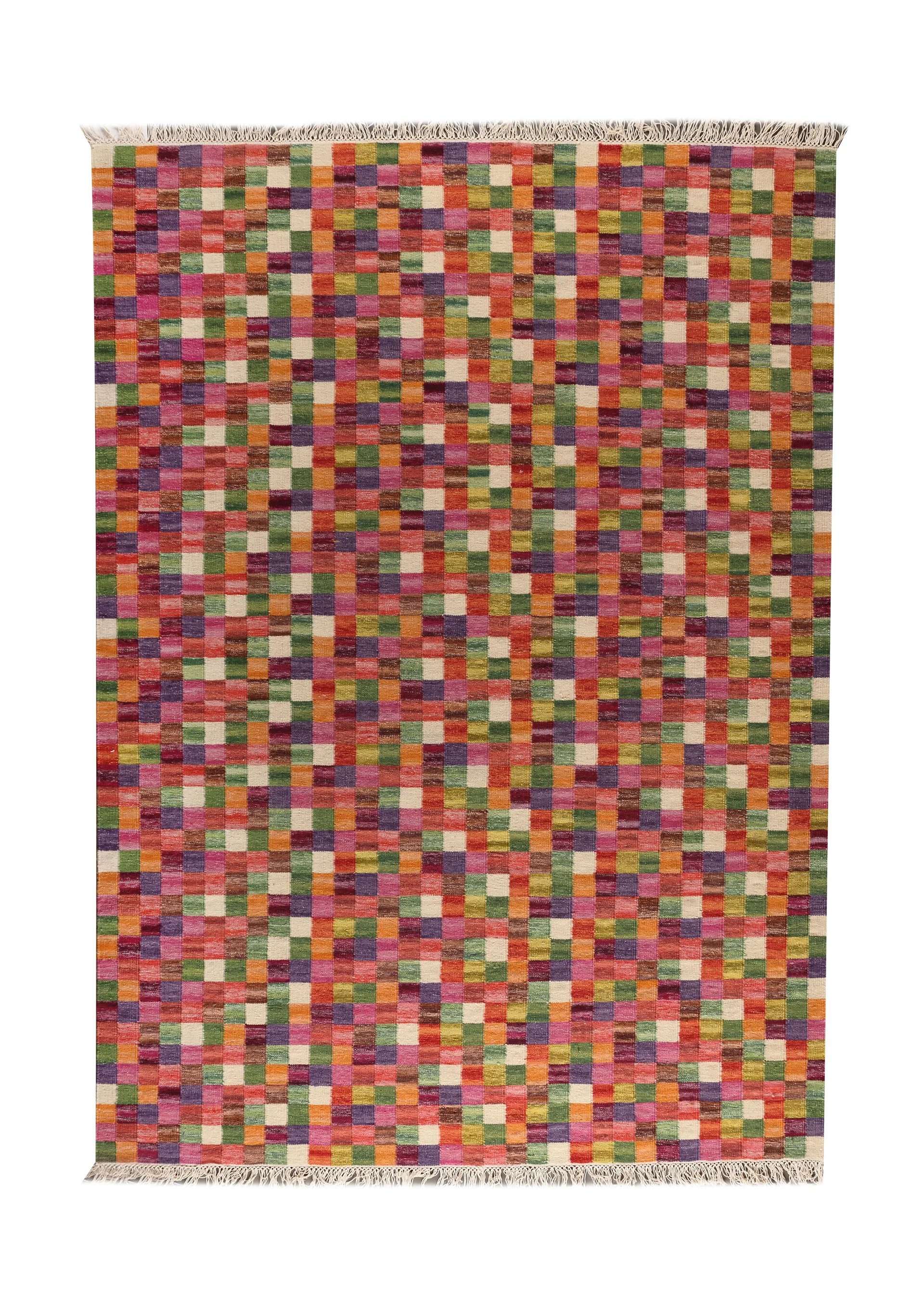 Alfombra tejida a mano Small Box, multi, 240x170 cm Kateha