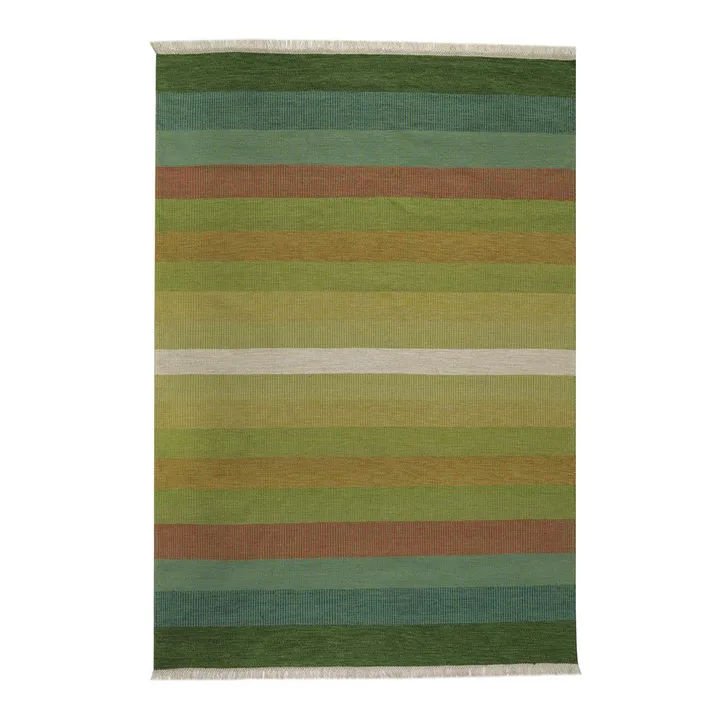 Alfombra Tofta wave 170 x 240 cm - Green - Kateha