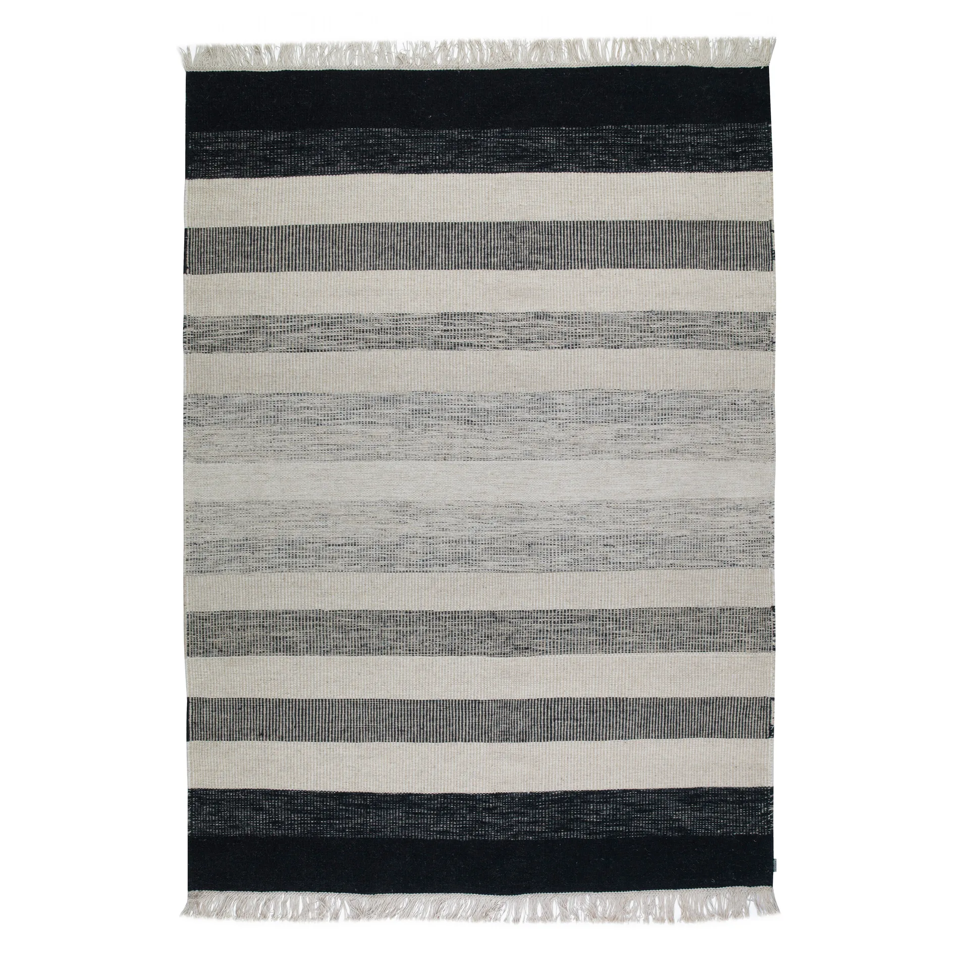 Alfombra Tofta wave 200 x 300 cm, blanco-negro Kateha
