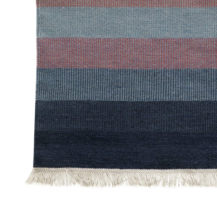 Alfombra Tofta Wave 80 x 250 cm, azul Kateha