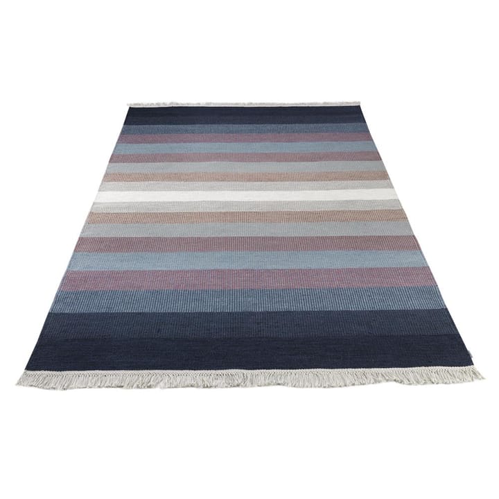 Alfombra Tofta Wave 80 x 250 cm, azul Kateha