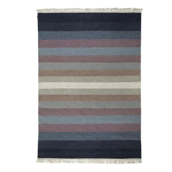 Alfombra Tofta Wave 80 x 250 cm - Blue - Kateha