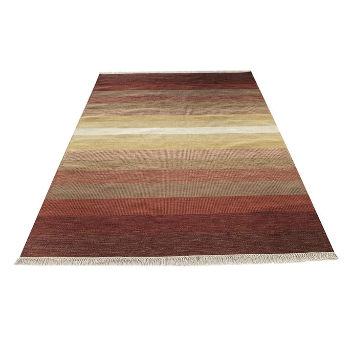 Alfombra Tofta Wave 80 x 250 cm, rojo Kateha