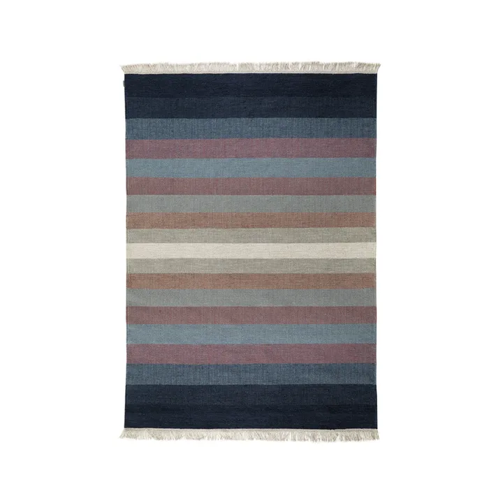 Alfombra Tofta wave - Blue, 200x300 cm - Kateha