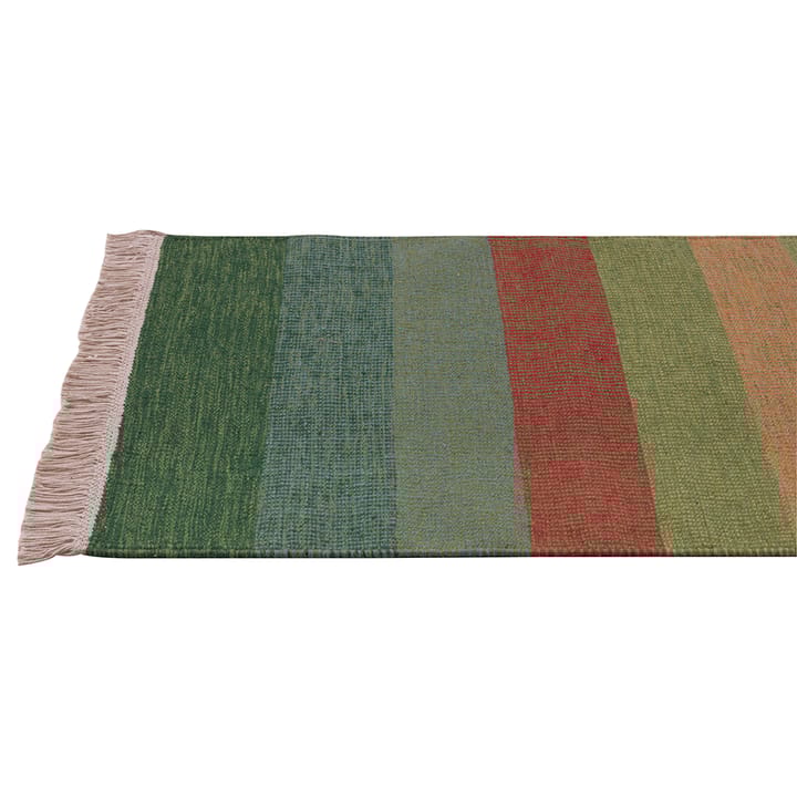 Alfombra Tofta wave, verde, 200x300 cm Kateha