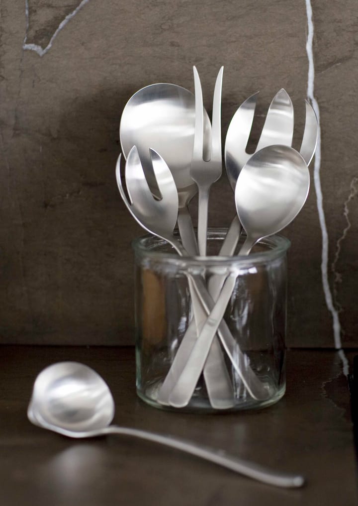 Cubiertos de ensalada Grand Prix 18,5 cm 2 piezas, Matte steel Kay Bojesen