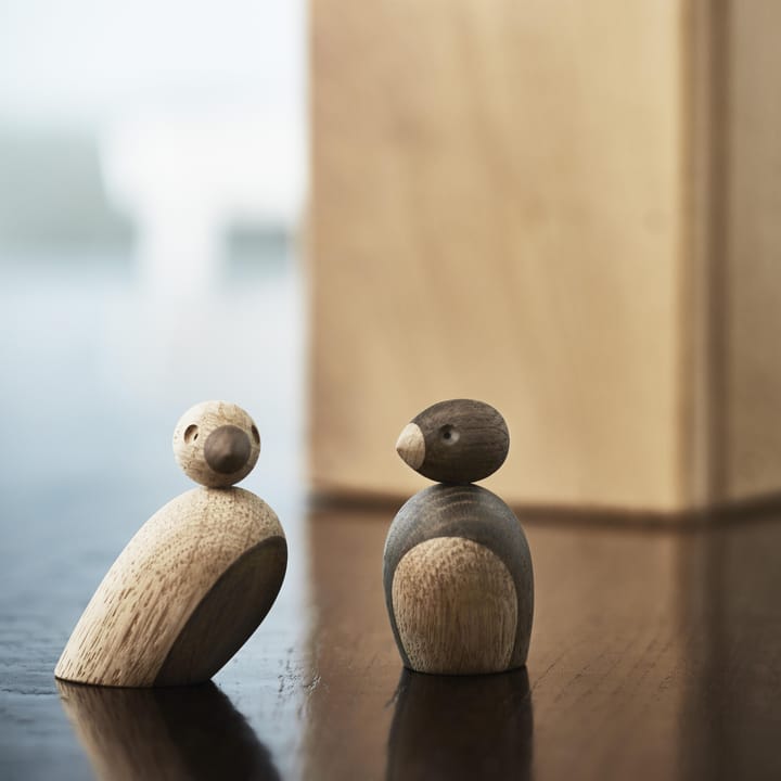 2 Gorriones de madera, roble Kay Bojesen Denmark