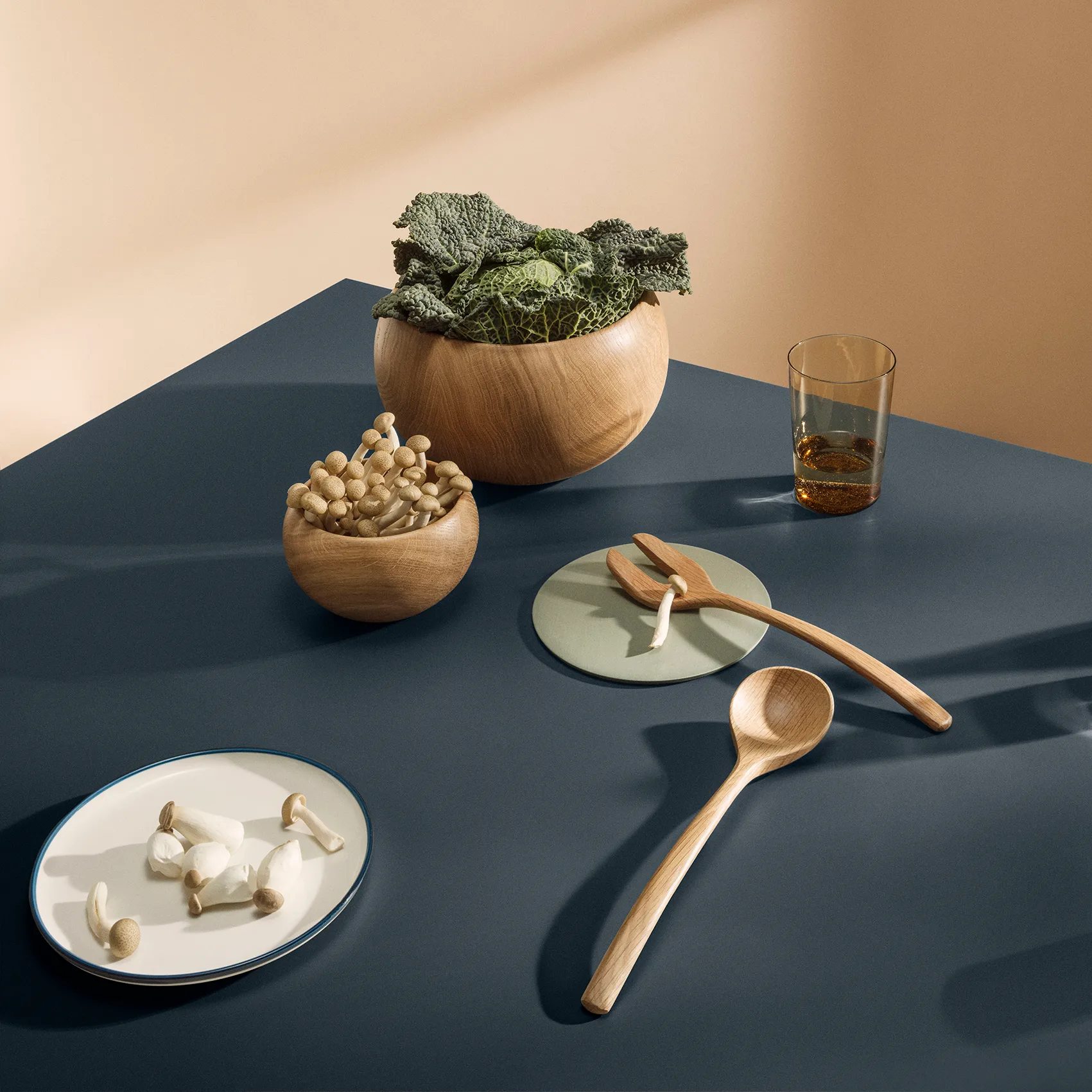 Bol para servir Kay Bojesen Menageri Ø24,5 cm, roble Kay Bojesen Denmark