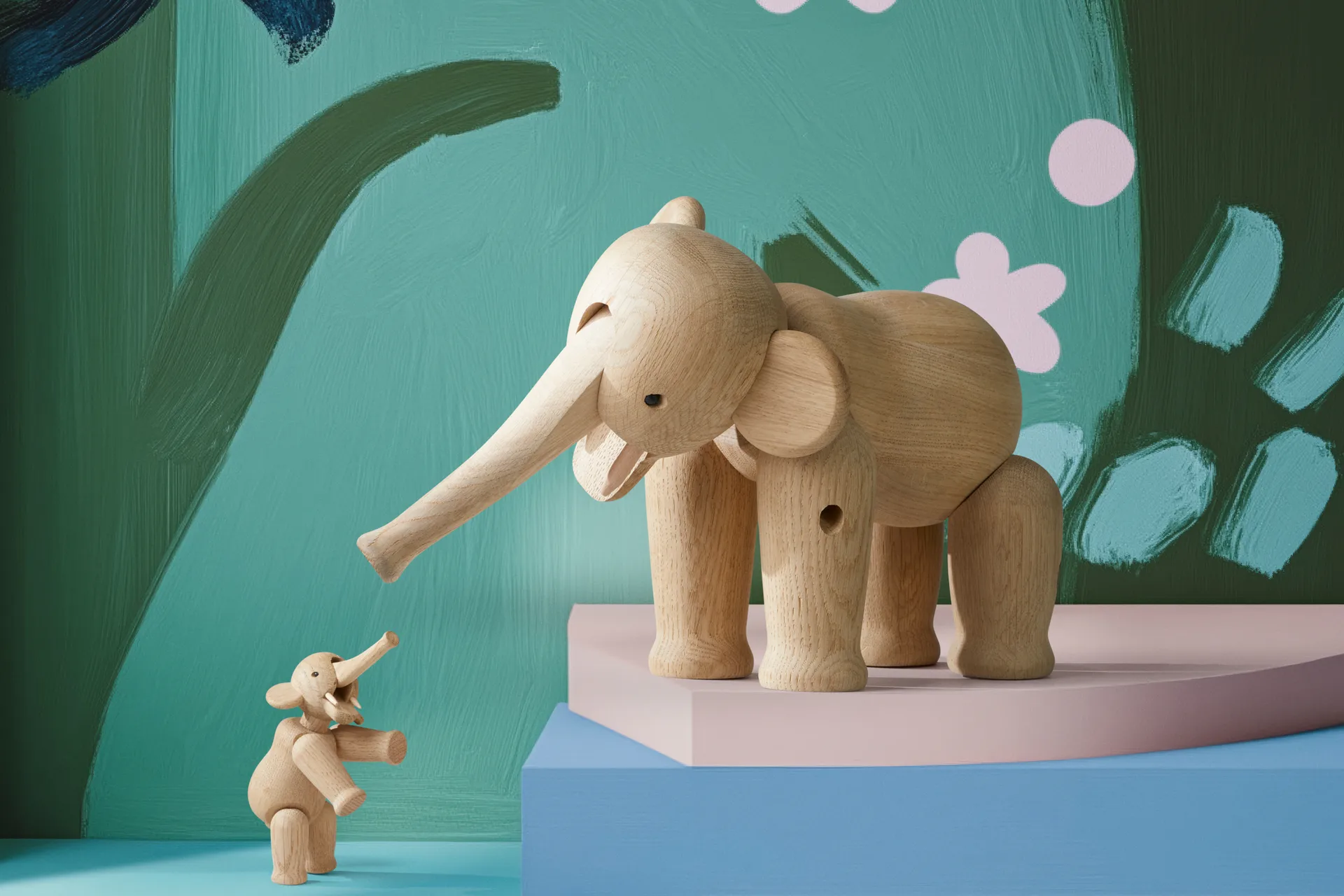 Elefante grande Kay Bojesen, Roble Kay Bojesen Denmark