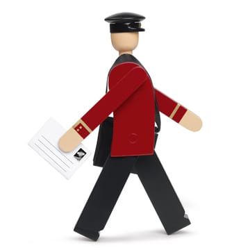 Figura cartero Einar Kay Bojesen - rojo-negro - Kay Bojesen Denmark