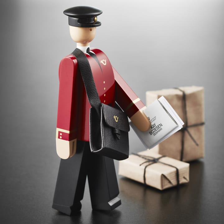 Figura cartero Einar Kay Bojesen - rojo-negro - Kay Bojesen Denmark
