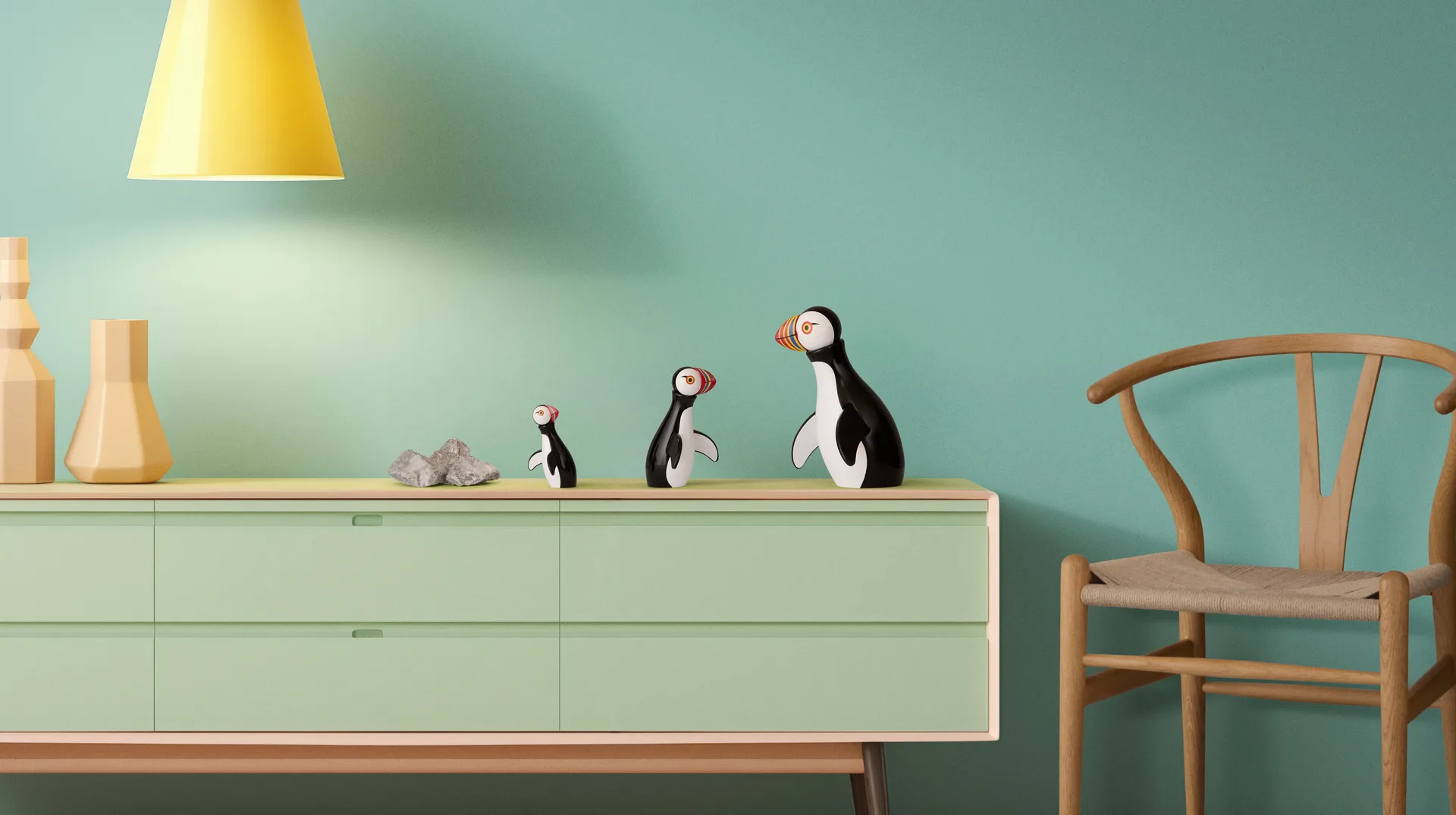 Figura Kay Bojesen frailecillo, 19,5 cm Kay Bojesen Denmark