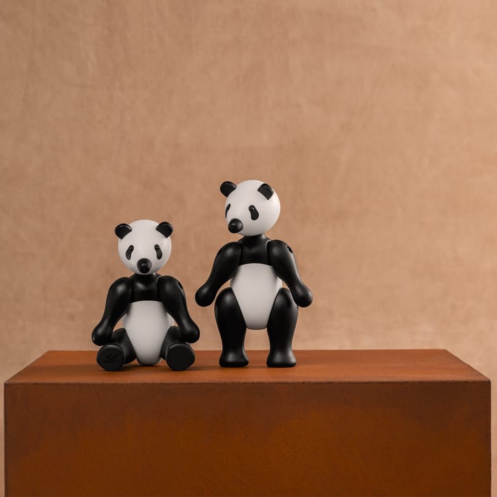 Figura Kay Bojesen panda pequeño, negro-blanco Kay Bojesen Denmark
