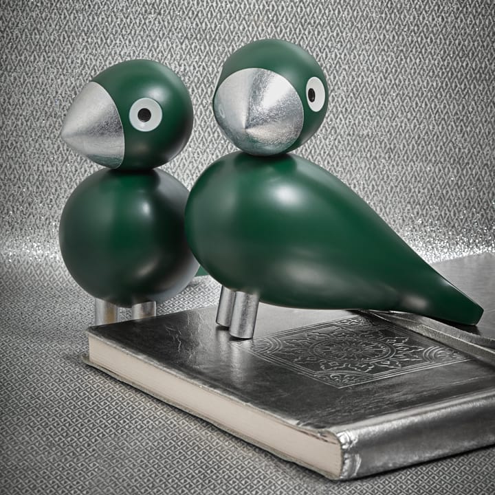 Figura Kay Bojesen Songbird Georg, verde-Silver Kay Bojesen Denmark